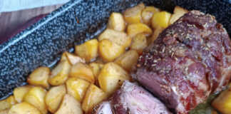 Ρολό κοτόπουλου γεμιστό με πατάτες Ρολό κοτόπουλου γεμιστό