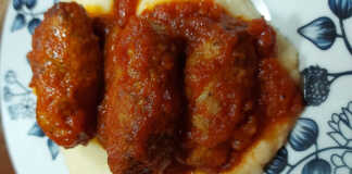 σουτζουκάκια με πουρέ