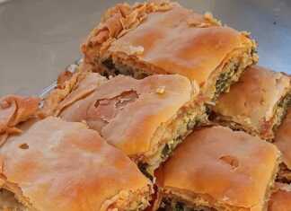 σπανακοτυρόπιτα με χειροποίητο φύλλο