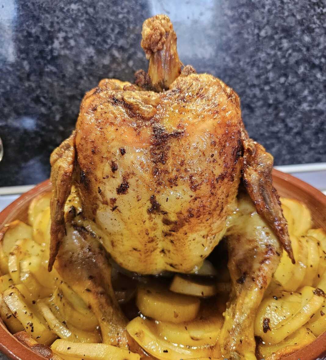 KotopouloMpira1 κοτόπουλο στο φούρνο με μπύρα