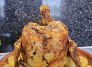 κοτόπουλο στο φούρνο με μπύρα