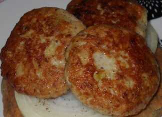 μπιφτεκάκια κοτόπουλου με μανιτάρια