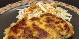 Φιλέτο κοτόπουλο με πουρέ στον φούρνο Φιλέτο κοτόπουλο με πουρέ