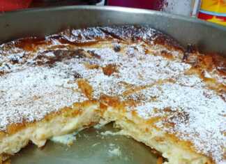 γαλατόπιτα με φύλλο κρούστας