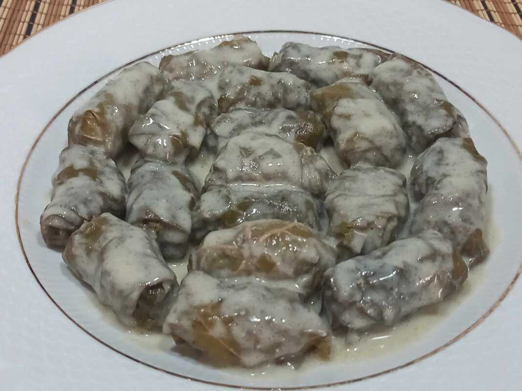 Γιαπράκια με κιμά στην γάστρα