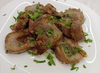 γλώσσα μοσχαριού με σκόρδο