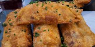 παστουρμαδοπιτάκια τηγανητά