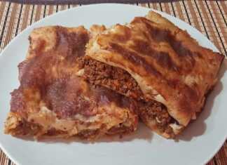 κανελόνια με κιμά και μπεσαμέλ