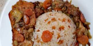 Φιλέτο κοτόπουλου με σάλτσα Πράσο σέλινο