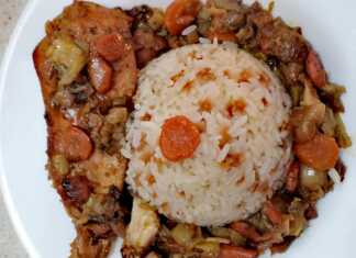 Φιλέτο κοτόπουλου με σάλτσα Πράσο σέλινο