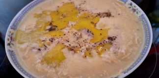 κοτόσουπα αυγολέμονο