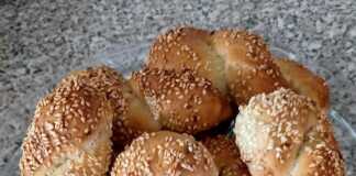 κουλούρια με μέλι και σουσάμι