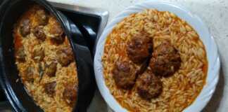 κεφτεδάκια με κριθαράκι