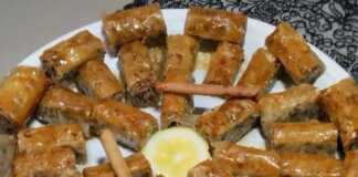 Μπακλαβαδάκια αμυγδάλου