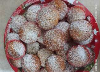 muffins με πορτοκαλί καρύδα και Nutella