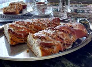 Πλεξούδα με καρύδια