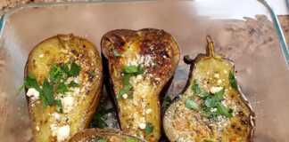 Ονειρικό Ορεκτικό: Ψητή Μελιτζάνα με Σκορδο Ψητή Μελιτζάνα με σκόρδο