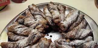 Σφολιατίνια με ταχίνι με μέλι