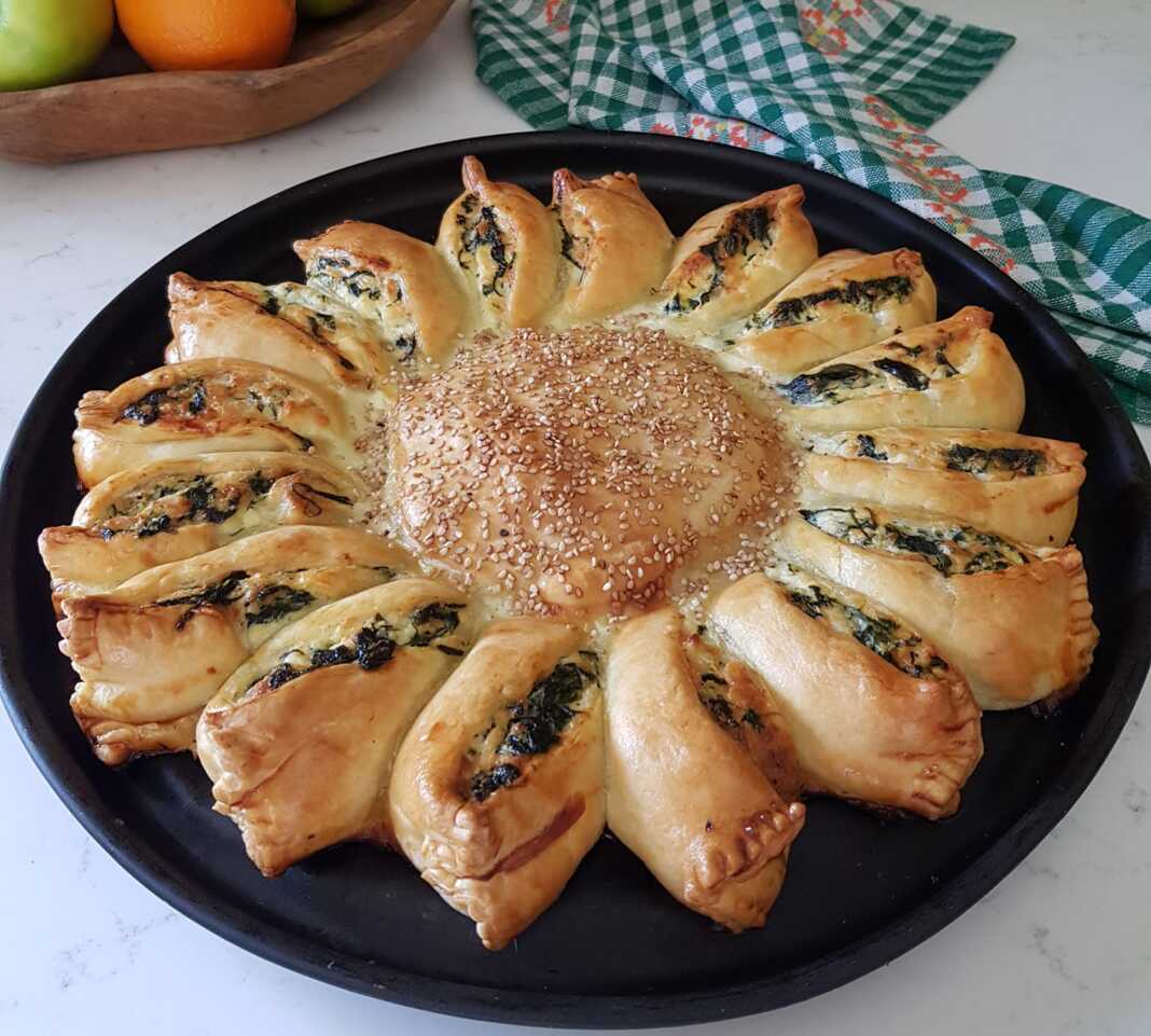 Σπανακοτυρόπιτα μαργαρίτα