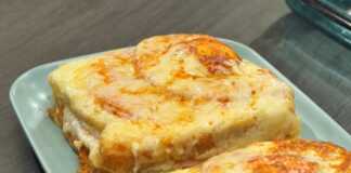 Τόστ με τυρί ζαμπόν και αυγό