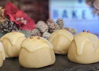 Αμυγδαλωτά γεμάτα με Κρέμα Κάστανο