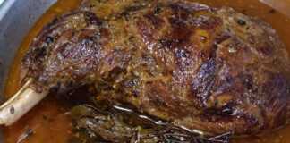 αρνίσια ωμοπλάτη στο φούρνο