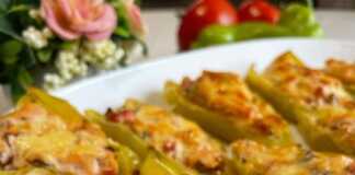 γεμιστές ψητές πιπεριές