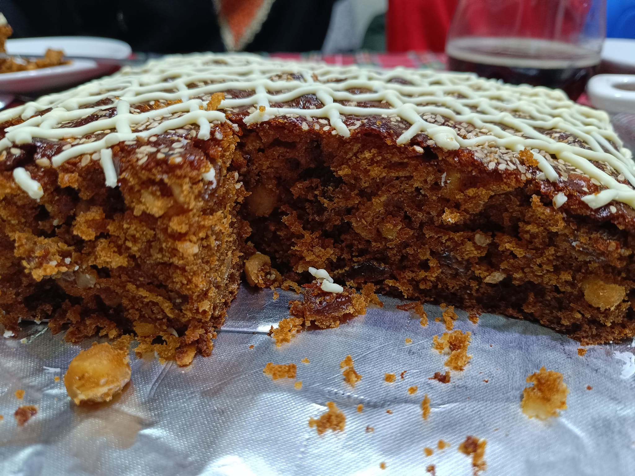 κέικ με ξηρούς καρπούς