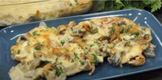 Κοτόπουλο με σάλτσα μανιταριών