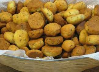 Κουλουράκια με φυτικό λάδι και μαύρο σουσάμι