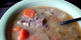 Κρεατόσουπα με λαχανικά