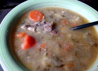 Κρεατόσουπα με λαχανικά
