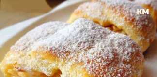 Μαλακά ρολάκια μήλου για ένα γρήγορο γεύμα