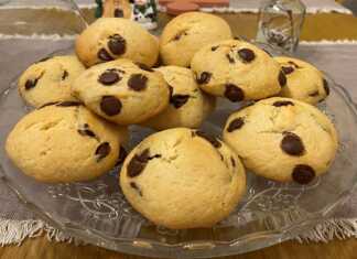 Μπισκότα με γιαούρτι και σοκολάτα: Η τέλεια συνταγή για ζεστό κακάο Μπισκότα με γιαούρτι και σταγόνες σοκολάτας