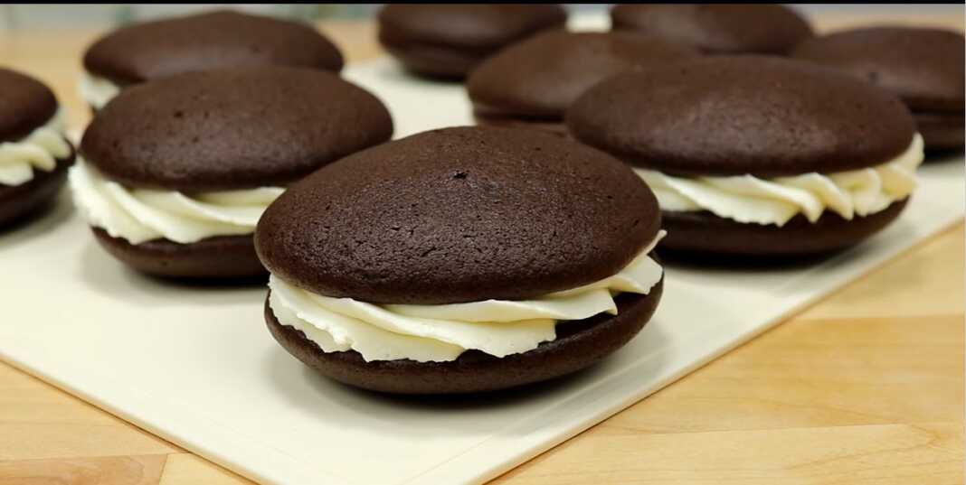 Σοκολατένια μπισκότα γεμιστά με κρέμα