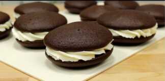 Σοκολατένια μπισκότα γεμιστά με κρέμα