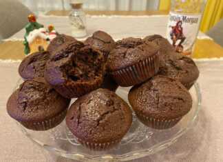 Muffins σοκολάτας με ρούμι