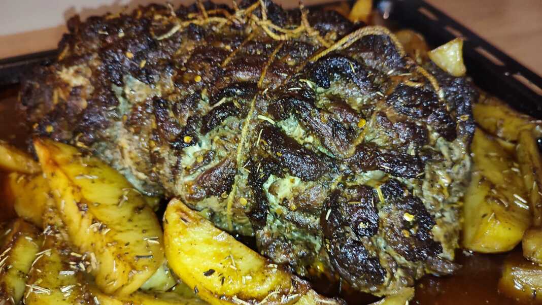 Ψητός γύρο με πατάτες