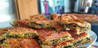 Πρασοσπανακοτυρόπιτα