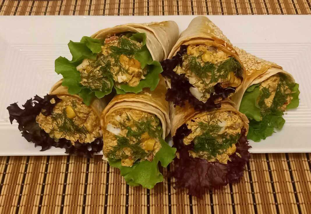 κορνεδάκια με κοτόπουλο και μανιτάρια