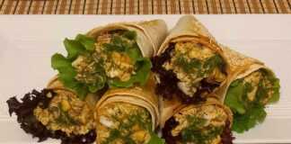 κορνεδάκια με κοτόπουλο και μανιτάρια