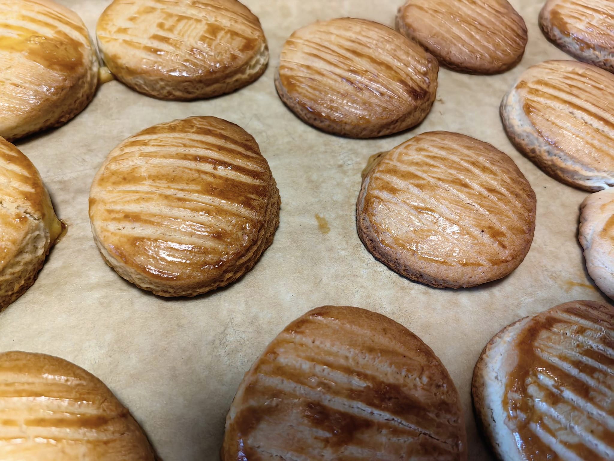 Μπισκότα με κρέμα φυστικιού