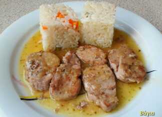 Τρυφερό Μπεκρή Μεζέ με Ψαρονέφρι, στη σάλτσα κρασιού.