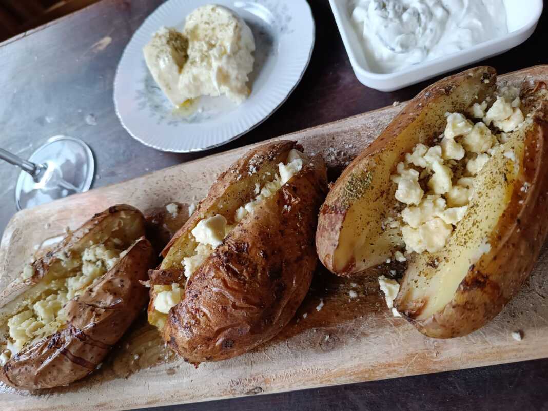 τέλειες ψητές πατάτες