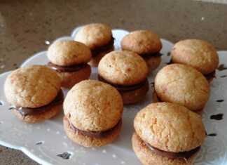 αμυγδαλωτά με νουτέλλα