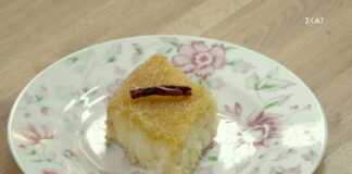 Γαλακτομπούρεκο με σιμιγδαλοκρέμα