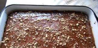 Κέικ με σοκολάτα και μαρμελάδα