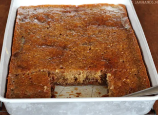 Κέικ δαμάσκηνου με γλάσο