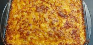 Πατάτες με Κιμά και τυριά