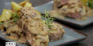 Μπριζόλες με μπεσαμέλ και μανιτάρια